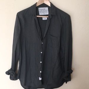 100% modal charcoal Frank & Eileen shirt